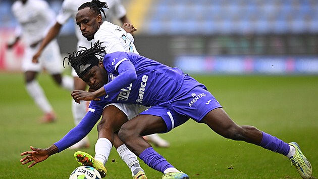 Momentka z utkání Liberce s Karvinou.