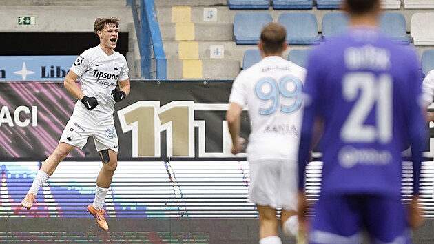 Ermin Mahmi slaví druhou stelu Liberce proti Karviné.