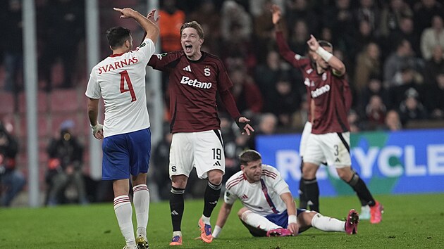 Vyhrocen� situace v z�v�ru utk�n� Sparty s �enstochovou.