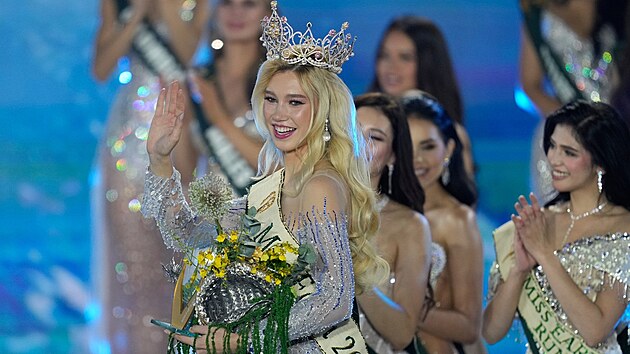 Nat�lie Pu�kinov� zv�t�zila na Filip�n�ch v sout�i kr�sy Miss Earth. Stala se druhou reprezentantkou �eska, kter� se poda�ilo tento titul z�skat. (5. listopadu 2025)