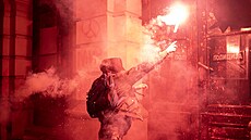 Srbsko u� rok protestuje proti re�imu prezidenta Aleksandara Vu�i�e. Studentské...