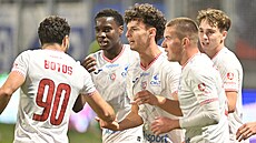 Gólová radost pardubických fotbalist.