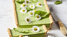 Celozrnný �penátový kolá� s kozím sýrem