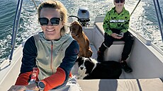 Pi rybolovu asistovali psi Fido a Fanny. Chorvatsko, Kornati