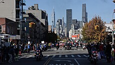 Momentka z maratonu v New Yorku.