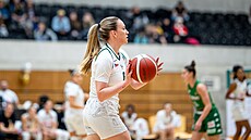 Iva Belo�evi�ová z SB� Ostrava b�hem utkání s KP Brno.