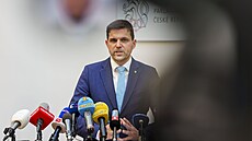 Tisková konference ministra ivotního prostedí Petra Hladíka (KDU-SL) ped...