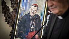 Kniha kondolencí pro Dominika Duku v Arcibiskupském paláci. (4. listopadu 2025)