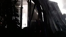 Záchranu tí lidí z hoících unimobunk na Hodonínsku má na svdomí pedevím...