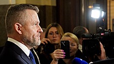 Slovenský prezident Peter Pellegrini (4. listopadu 2025)