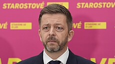 Tisková konference p�ed jednáním Poslanecké sn�movny. Na snímku Vít Raku�an...