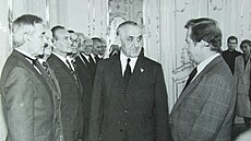 Rudolf Krzák u prezidenta Václava Havla na po�átku 90. let.