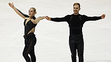 Natálie a Filip Taschlerovi zdraví diváky po svém volném tanci na japonské...