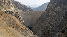 Amír Kabír, jedna z pti nádrí, které zásobují íránské hlavní msto Teherán....