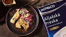 Marinovaná treska s nakládaným zázvorovým salátem