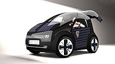 Tomá� Sarnovský navrhl m�stský elektromobil se zabudovanými flexibilními...