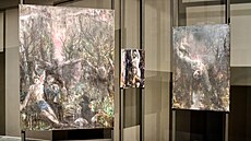 Z výstavy Josefa Váchala a Josefa Bolfa v Museu Kampa