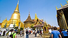 Velký palác neboli Královský palác, v centru Bangkoku.