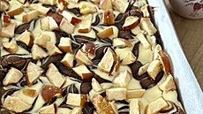 Cheesecake brownies s jablky podle Terezy Olbrichtov