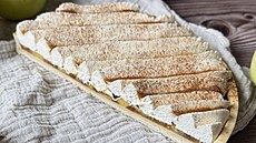 Podzimní tartaletka s jablky a skoicovou ganache podle Gabriely Volfové