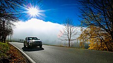 Inverzní poasí na umav. Na snímku je silnice u obce etenice nedaleko...