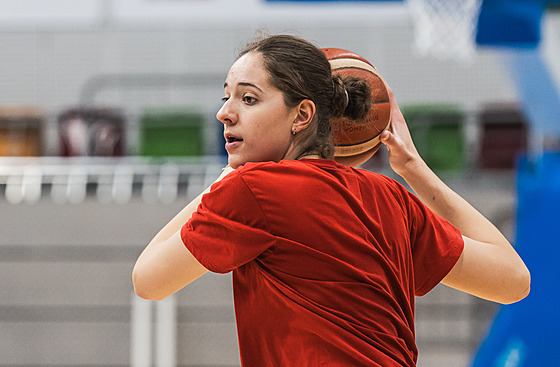 Nela Nétková na reprezenta�ním srazu.