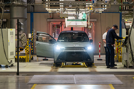 Zahájení výroby nové hybridní Toyoty Aygo X