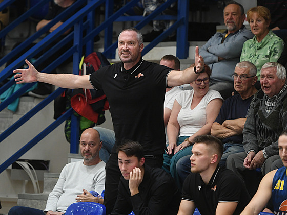 D��ín, 12. 11. 2025, BK D��ín - Sluneta Ústí nad Labem, utkání NBL. Ústecký �éf...