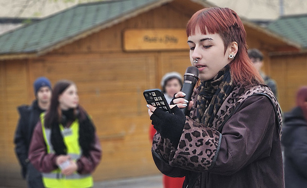 Nechceme Turka a Macinku. Přes sto lidí v Ostravě protestovalo proti Motoristům