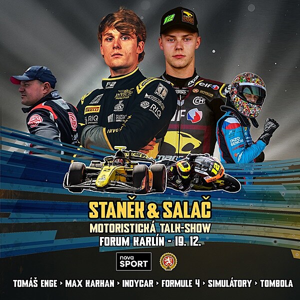 Motoristická talk-show Romana Staka a Filipa Salae je jedinený...