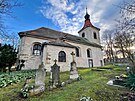 Kostel v Brlohu, m�stsk� ��sti Loun. (listopad 2025)
