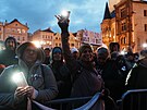 Na Starom�stském nám�stí probíhá demonstrace spolku Milion chvilek pro...