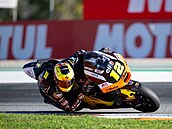 Filip Sala v kvalifikaci na Velkou cenu Valencie.