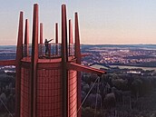S výkou 40 metr a ploinou ve 35 metrech má být rozhledna Honzík jednou z...