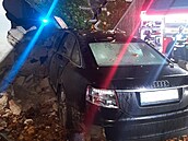 idi zemel po nárazu do kapliky v Kianov na Teplicku. (12. listopadu 2025)