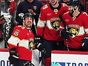 IROKÝ ÚSMV. Floridský útoník Brad Marchand oslavuje velké jubileum, práv...