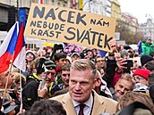 esko si pipomíná výroí sametové revoluce. Na snímku Filip Turek (Motoristé...