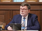 Schze snmovního rozpotového výboru. Na snímku Zbynk Stanjura (ODS). (19....