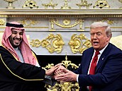Saúdskoarabský korunní princ Muhammad bin Salmán navtívil Bílý dm. Tam ho...