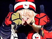 Olympijská kolekce pro ZOH 2026 v Milán� a Cortin�. Krasobrusla�ka Natálie...