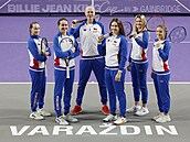 eský tým pro bará BJK Cupu ve Varadínu.