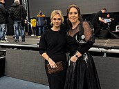 Linda Nosková a Agáta erná na Zlatém kanáru.
