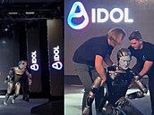 Ruský humanoidní robot se po pár krocích skácel k zemi