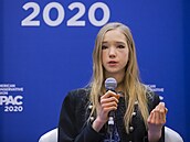 Nmecká influencerka Naomi Seibtová na konferenci Conservative Political Action...