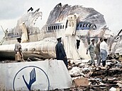 Pád krátce po startu a následný poár letoun D-ABYB zcela zniil.