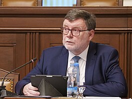 Sch�ze sn�movního rozpo�tového výboru. Na snímku Zbyn�k Stanjura (ODS). (19....