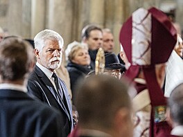 Mezi smute�ními hosty prezident Petr Pavel. (15. listopadu 2025)