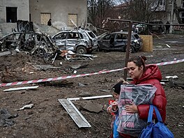 Následky ruského útoku v Charkovské oblasti (snímek je ze 17. listopadu 2025)