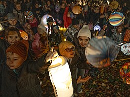 Tradi�ní svatomartinský lampionový pr�vod na Vy�ehrad� (11. listopadu 2025)