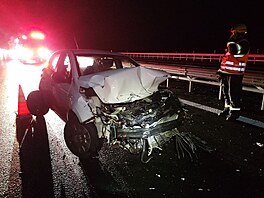 Váná nehoda na D4 na Písecku.